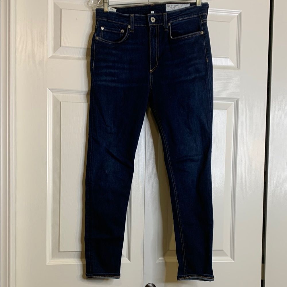 Rag & Bone Blue Skinny Jeans